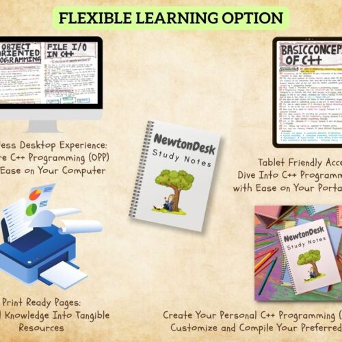 cpp programming language study notes printable pdf guide