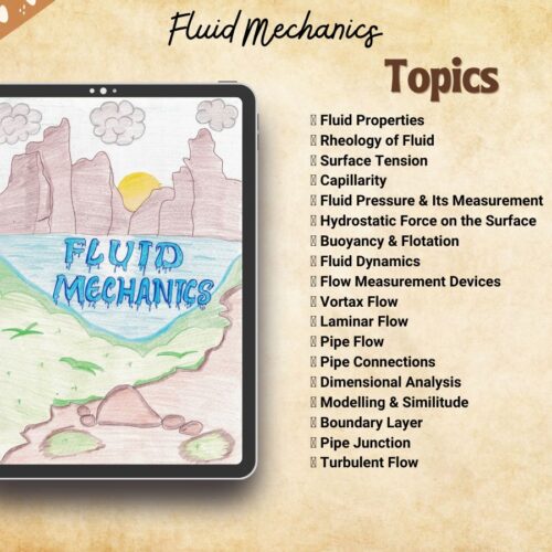 fluid mechanics aesthetic notes index or syllabus for bachelor of civil and mechanical engineering of fe (ncees) for american students