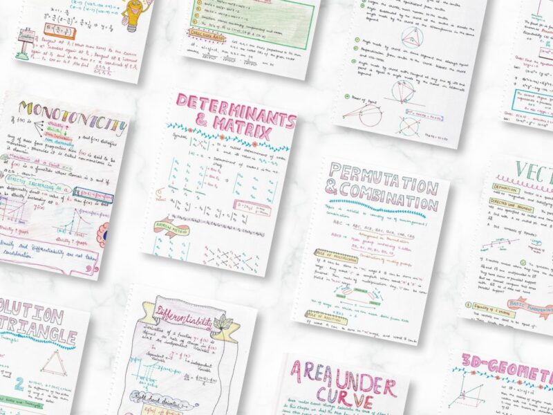 Math (Mathematics) Aesthetic Notes PDF Bundle | for High School Grade ...