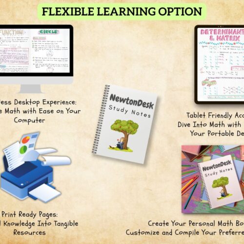 mathematic handwritten notes pdf printable guide and other study options for USA and Canadian AP math, and IB Mathematics students for easy of study