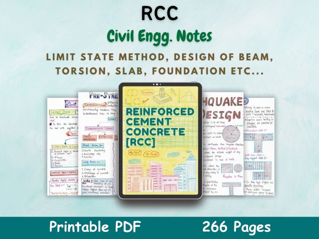 Reinforced Concrete Design (RCC) Notes PDF | Civil Engineering