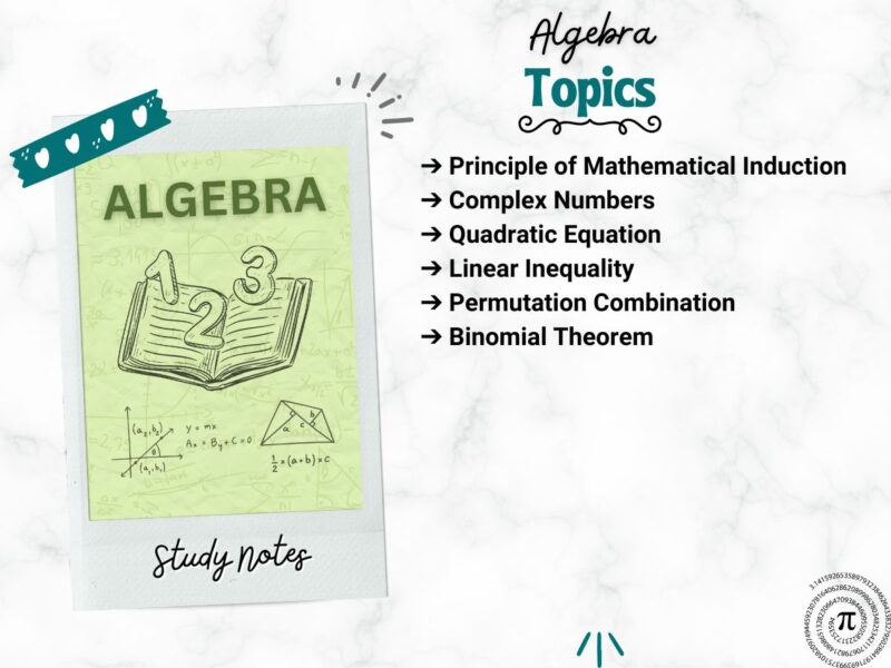 Algebra Aesthetic Notes PDF | for High School Math Grade 11 - Image 2