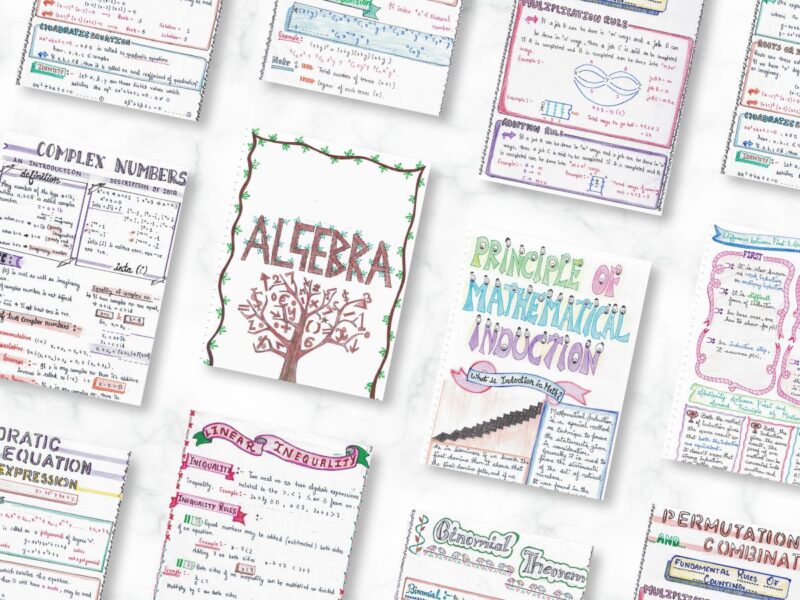 Algebra Aesthetic Notes PDF | for High School Math Grade 11 - Image 4