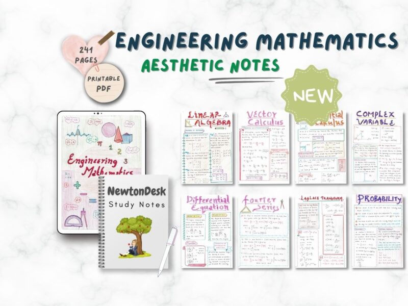Engineering Mathematics Aesthetic Notes PDF | for Engineering Courses Bachelor of Engineering | Btech | GATE - Image 3