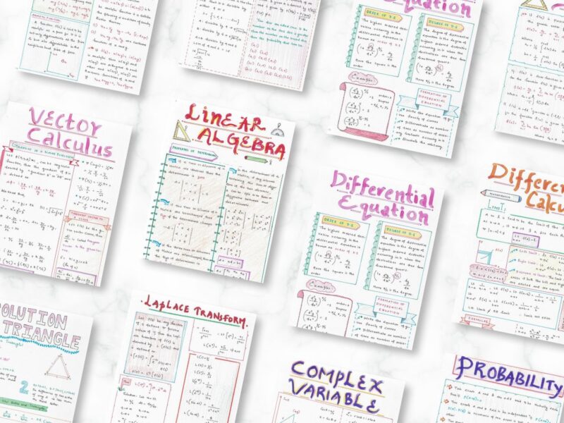 Engineering Mathematics Aesthetic Notes PDF | for Engineering Courses Bachelor of Engineering | Btech | GATE - Image 4