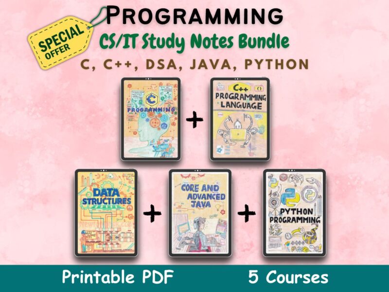 Programming Language Notes Bundle PDF cover