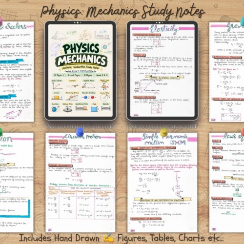 physics mechanics notes samples visible